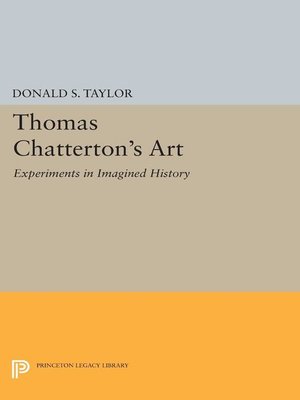 cover image of Thomas Chatterton's Art